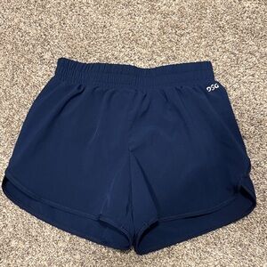 DSG Girls Navy RunningShorts with Liner
